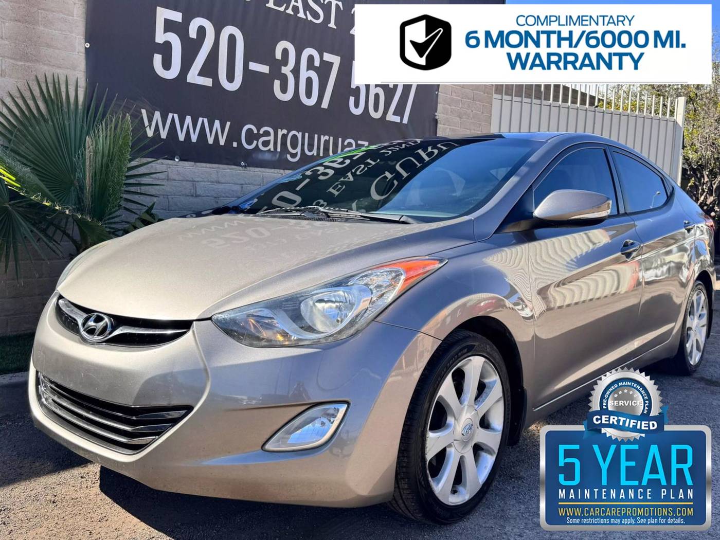 2012 Hyundai Elantra Limited — Sedan — 97,770 mi — Tucson, AZ