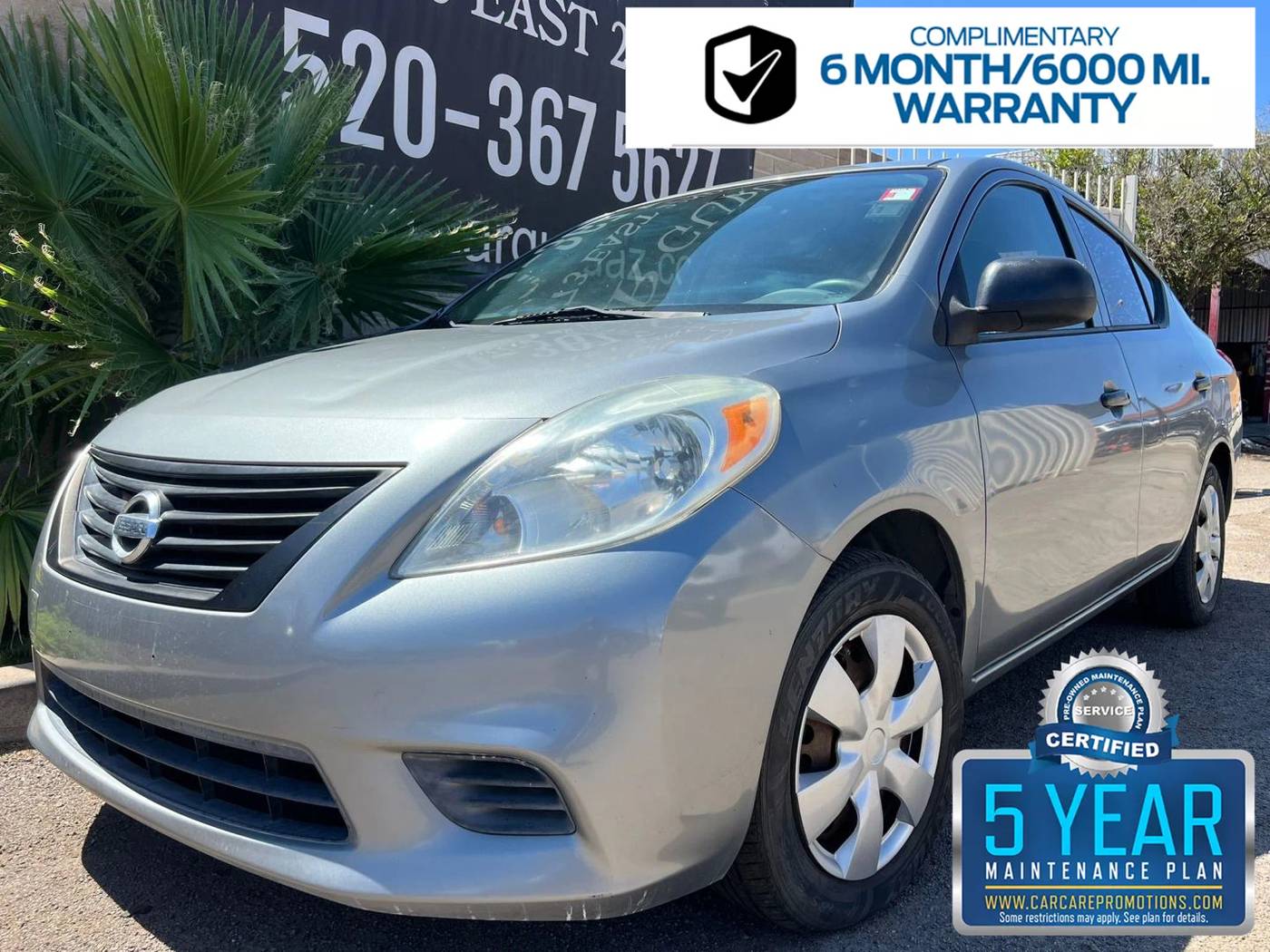 2014 Nissan Versa 1.6 S — Sedan — 84,529 mi — Tucson, AZ