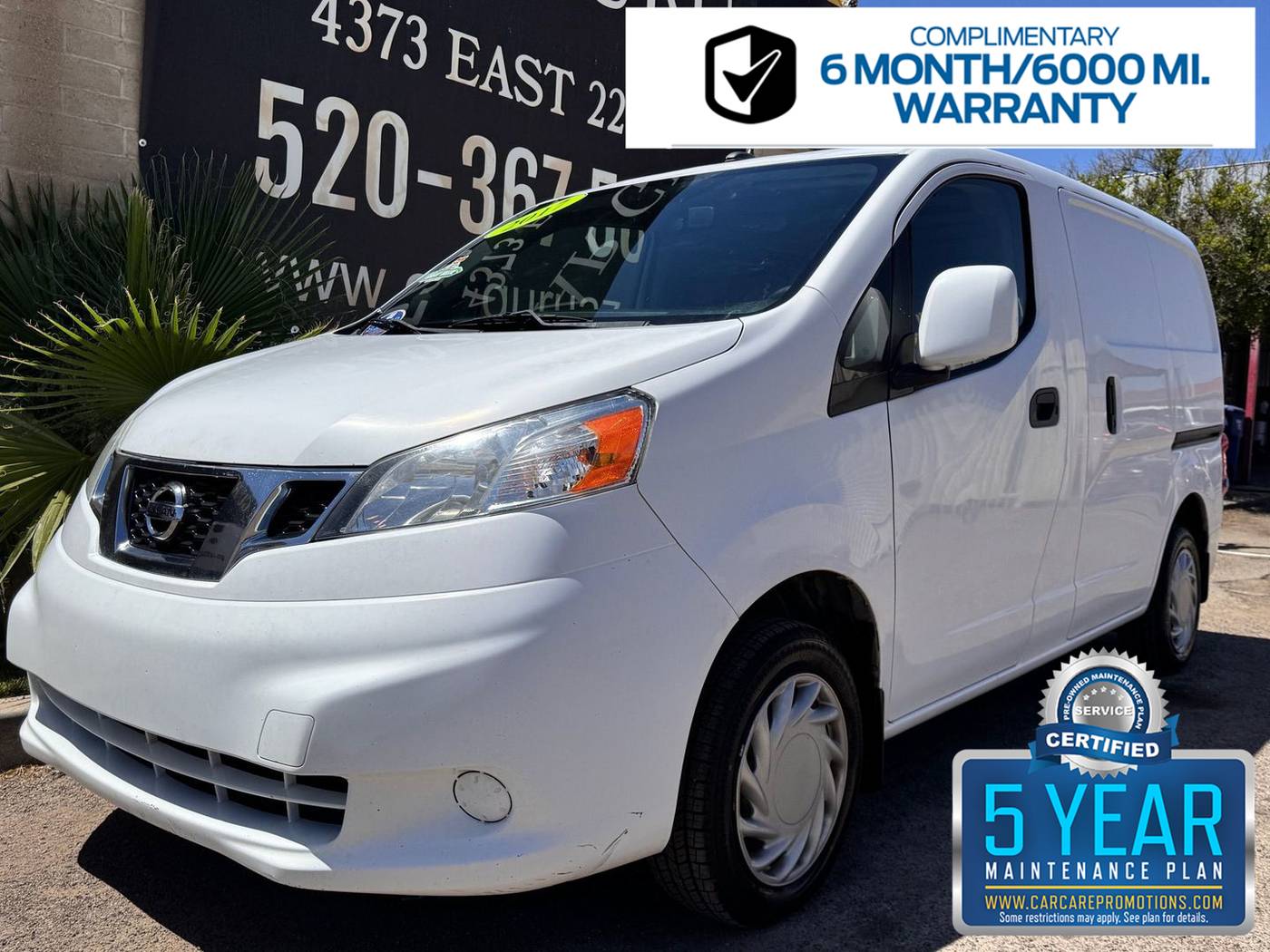 2017 Nissan NV200 Compact Cargo SV — Cargo Van — 100,885 mi — Tucson, AZ