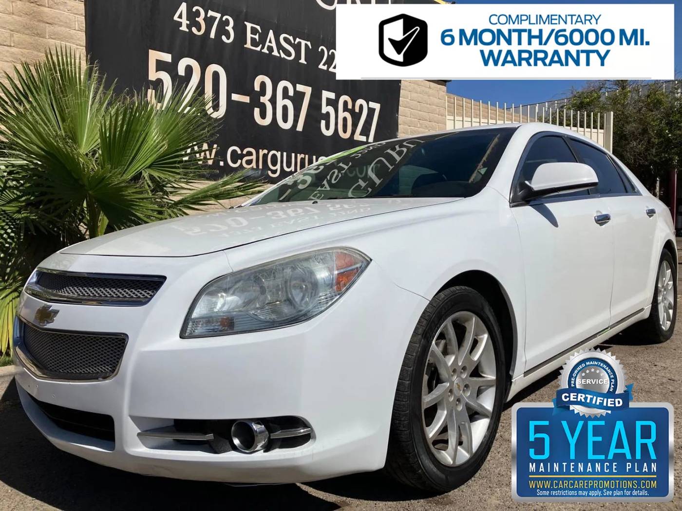 2011 Chevrolet Malibu LTZ — Sedan — 144,742 mi — Tucson, AZ