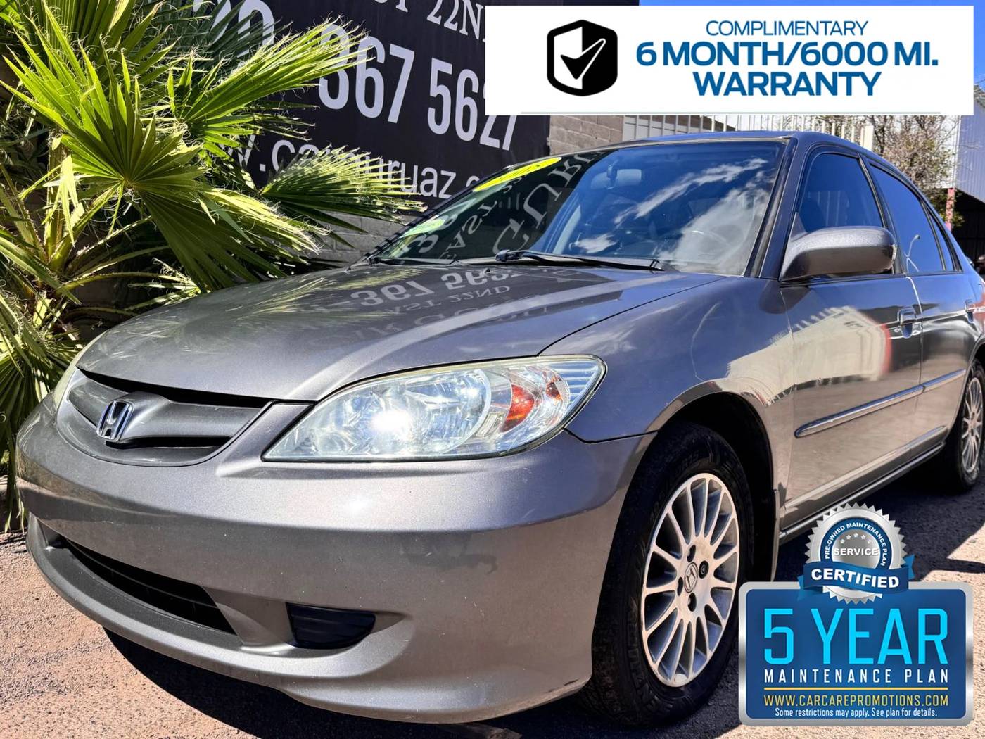 2005 Honda Civic EX — Sedan — 121,760 mi — Tucson, AZ