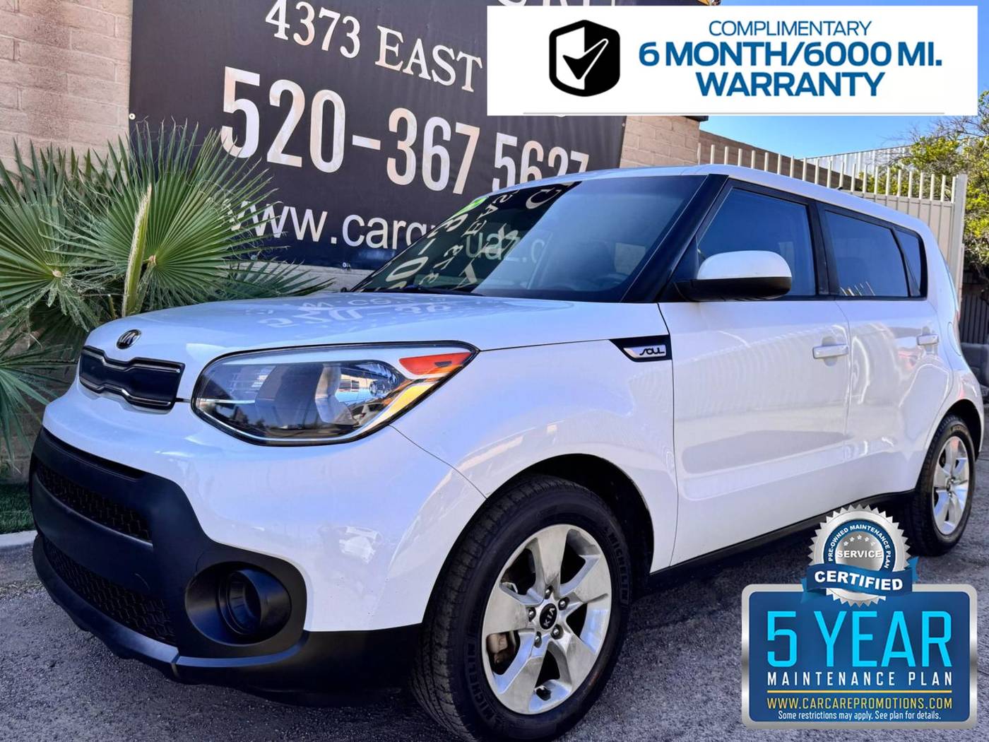 2017 Kia Soul Base — Hatchback — 117,520 mi — Tucson, AZ