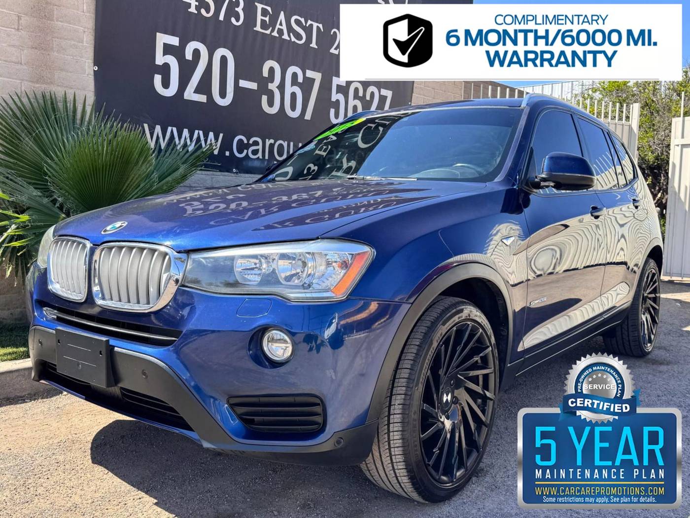 2015 BMW X3 28i — SUV — 102,617 mi — Tucson, AZ