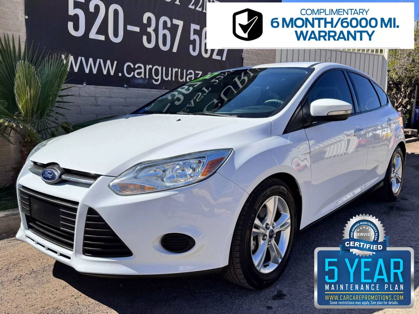 2014 Ford Focus SE — Hatchback — 116,477 mi — Tucson, AZ