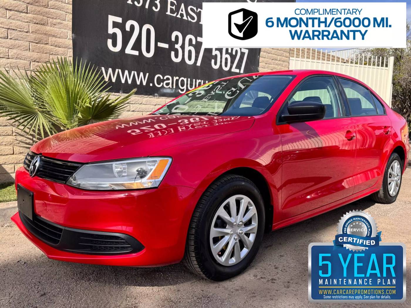 2012 Volkswagen Jetta S — Sedan — 71,080 mi — Tucson, AZ