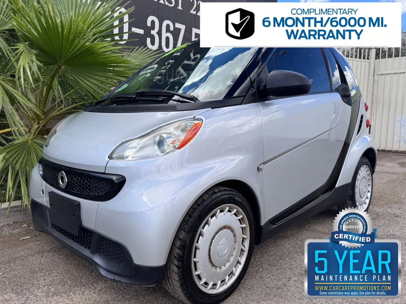 2014 smart fortwo Pure — Coupe — 73,105 mi — Tucson, AZ