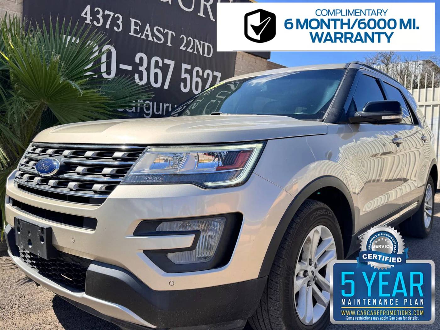 2017 Ford Explorer XLT — SUV — 107,236 mi — Tucson, AZ