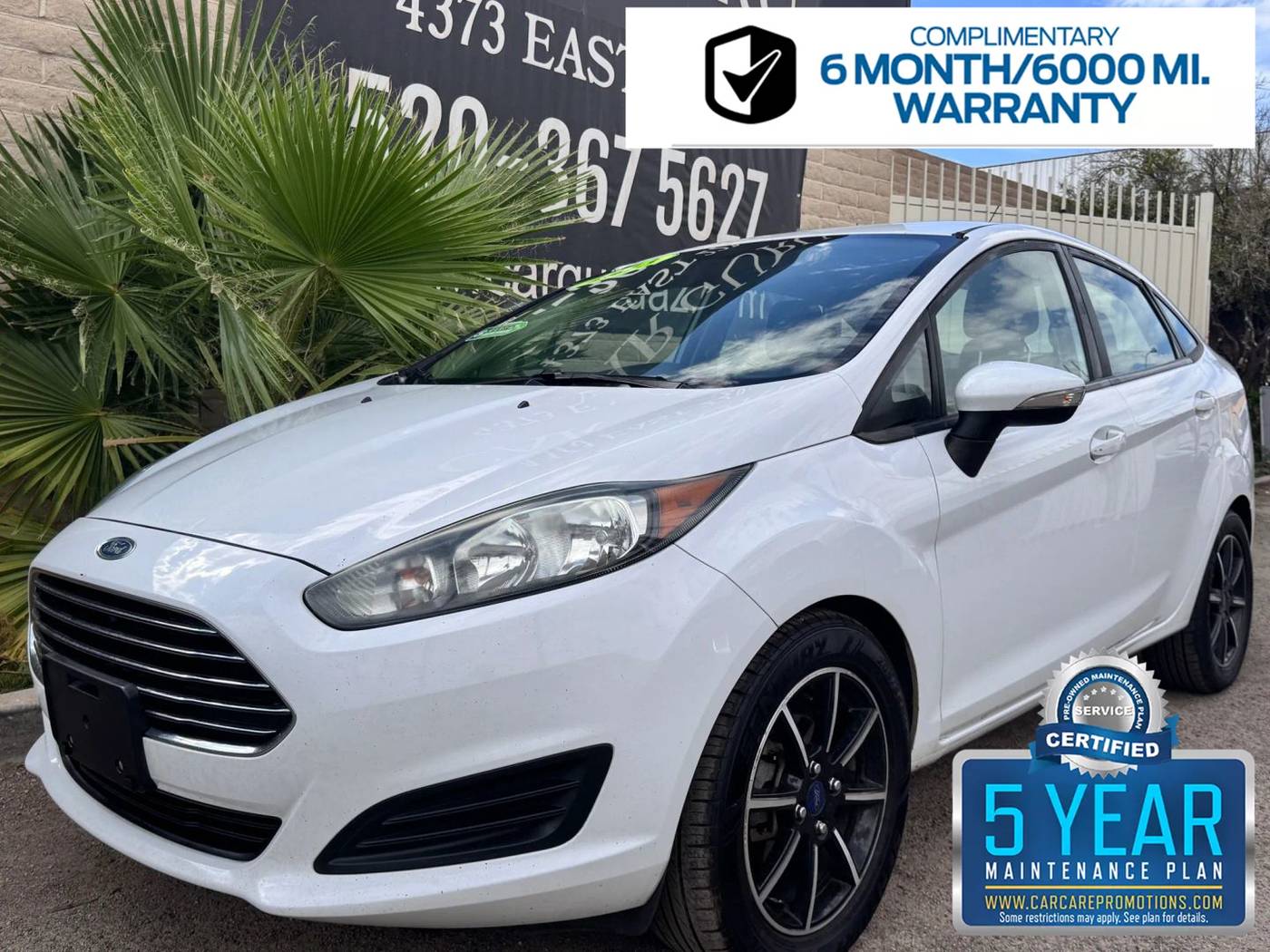 2016 Ford Fiesta SE — Sedan — 108,156 mi — Tucson, AZ