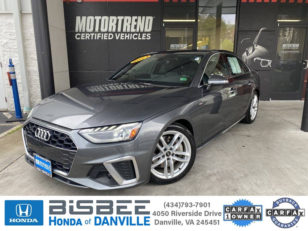 2023 Audi A4 S line Premium Plus — Sedan — 45,910 mi — Danville, VA