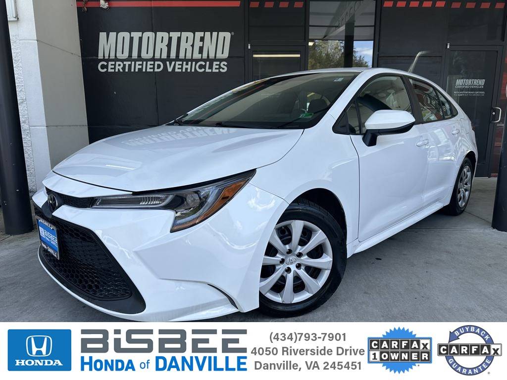 2022 Toyota Corolla LE — Sedan — 73,729 mi — Danville, VA