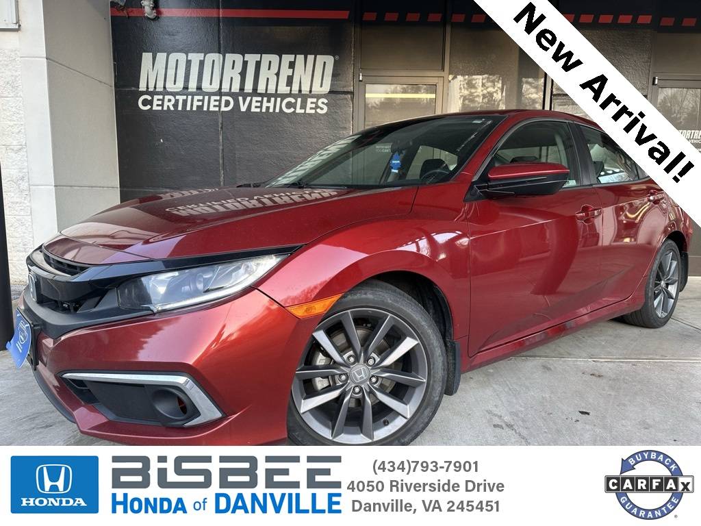 2020 Honda Civic EX — Sedan — 72,607 mi — Danville, VA