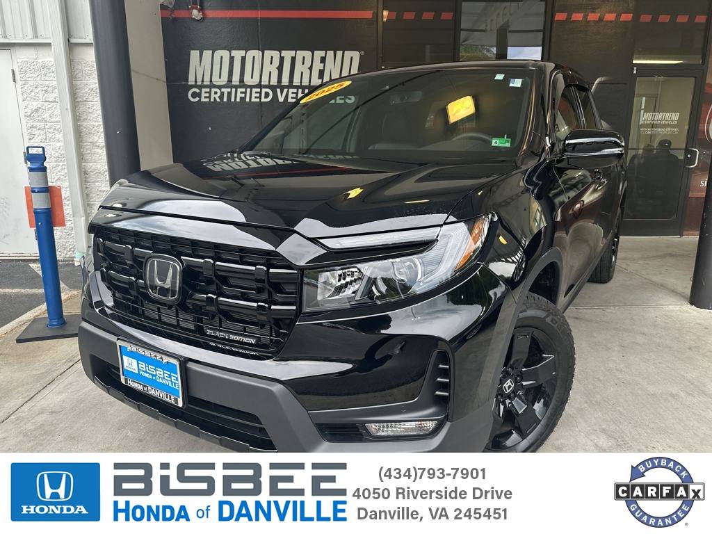 2025 Honda Ridgeline Black Edition — Pickup Truck — 3,305 mi — Danville, VA