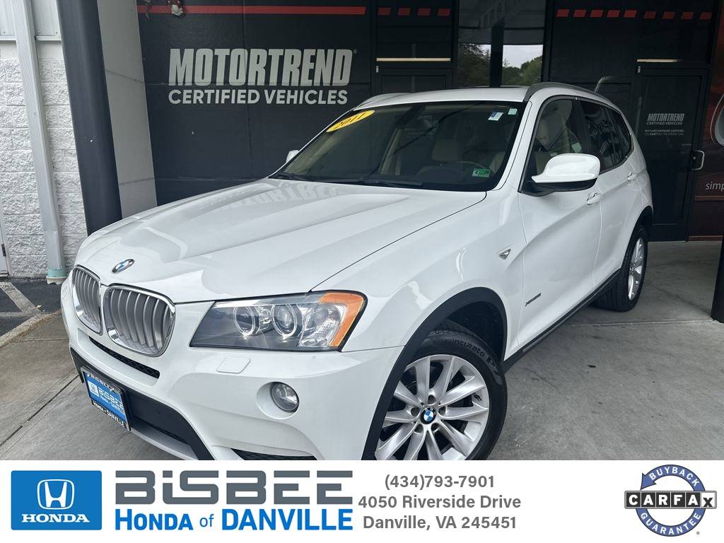 2011 BMW X3 28i — SUV — 74,639 mi — Danville, VA