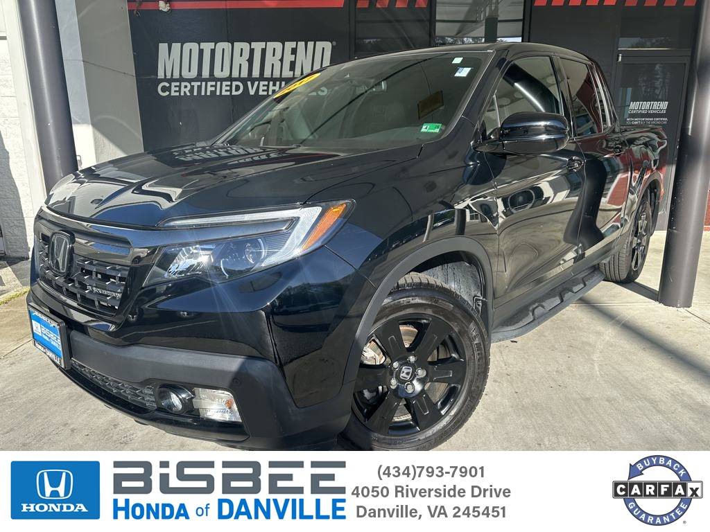 2017 Honda Ridgeline Black Edition — Pickup Truck — 76,170 mi — Danville, VA
