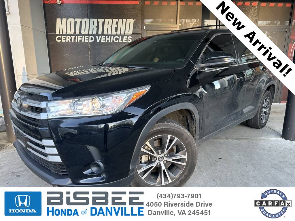 2019 Toyota Highlander LE — SUV — 77,628 mi — Danville, VA