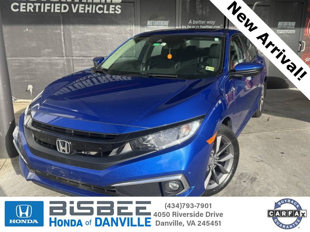 2020 Honda Civic EX-L — Sedan — 54,396 mi — Danville, VA