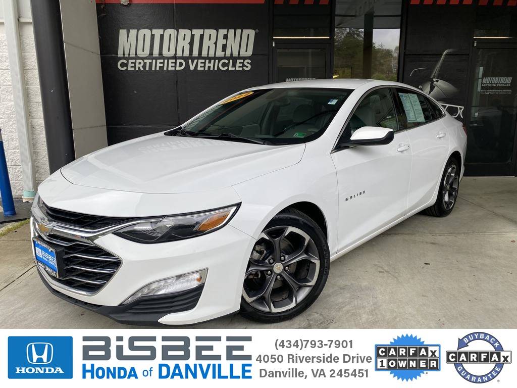 2022 Chevrolet Malibu LT — Sedan — 59,747 mi — Danville, VA