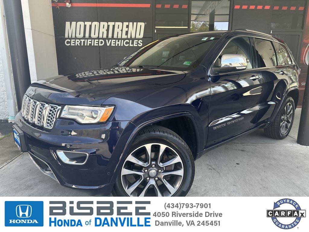 2017 Jeep Grand Cherokee Overland — SUV — 54,778 mi — Danville, VA