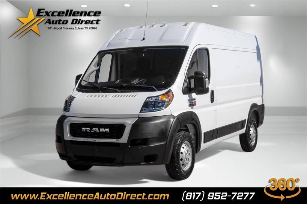 2020 Ram ProMaster Cargo Van 1500 — Cargo Van — 86,177 mi — Euless, TX
