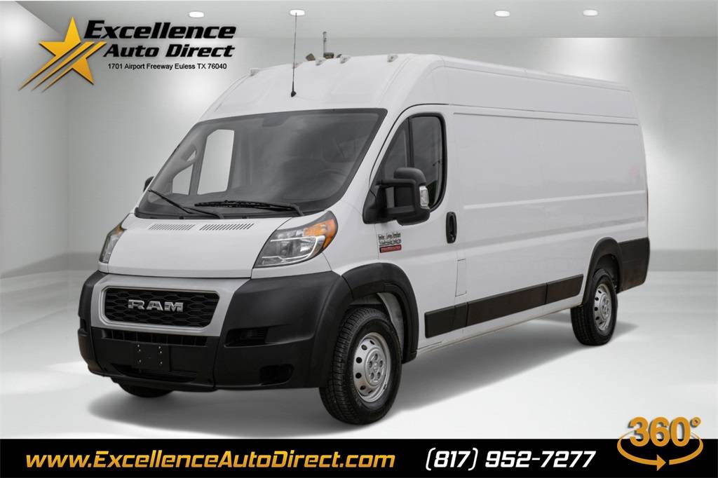 2021 Ram ProMaster Cargo Van 3500 — Cargo Van — 83,366 mi — Euless, TX