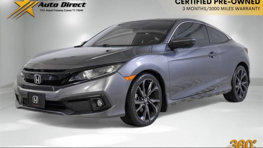 2019 Honda Civic Sport — Coupe — 65,888 mi — Euless, TX