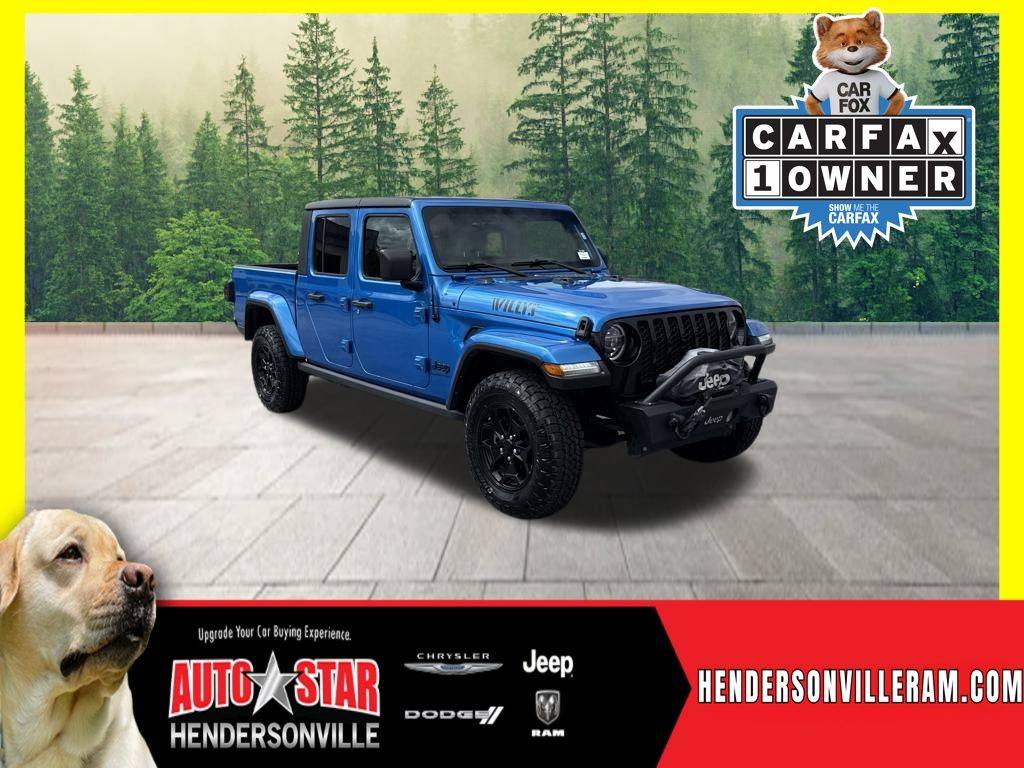 2022 Jeep Gladiator Willys — Pickup Truck — 42,558 mi — Hendersonville, NC