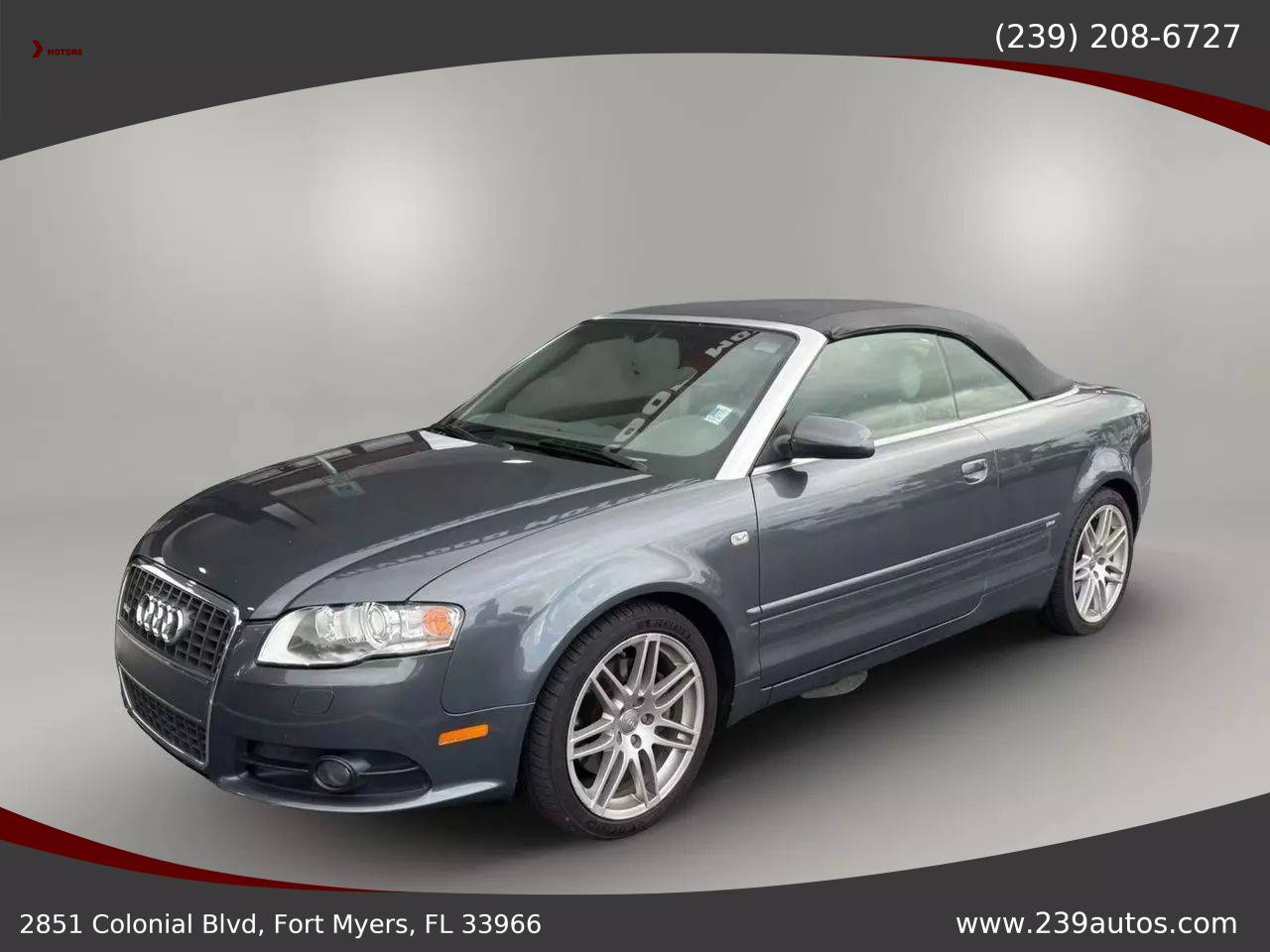 2009 Audi A4 2.0T — Convertible — 79,915 mi — Fort Myers, FL