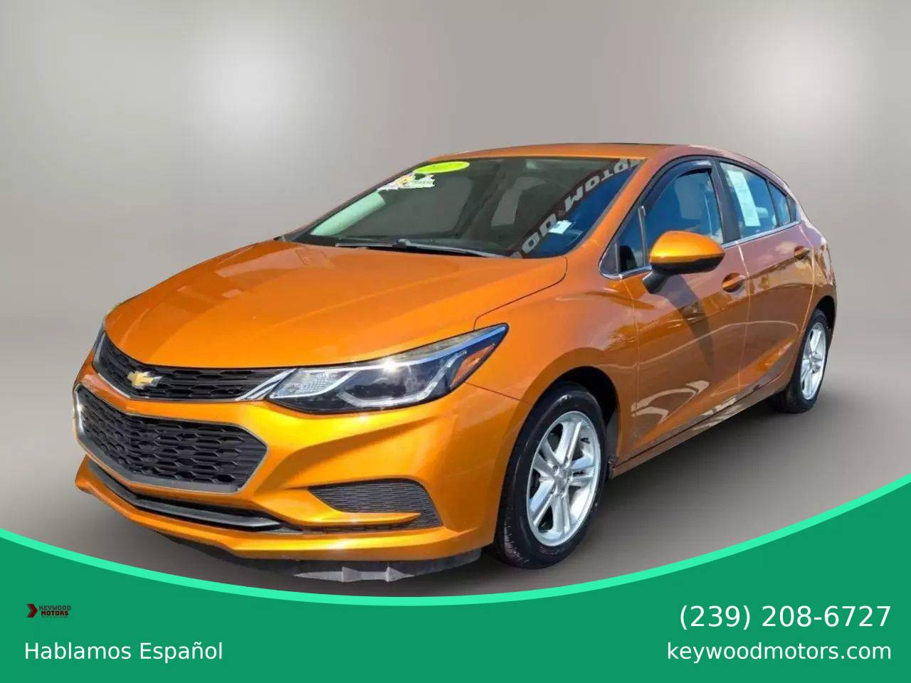 2017 Chevrolet Cruze LT — Hatchback — 100,780 mi — Fort Myers, FL