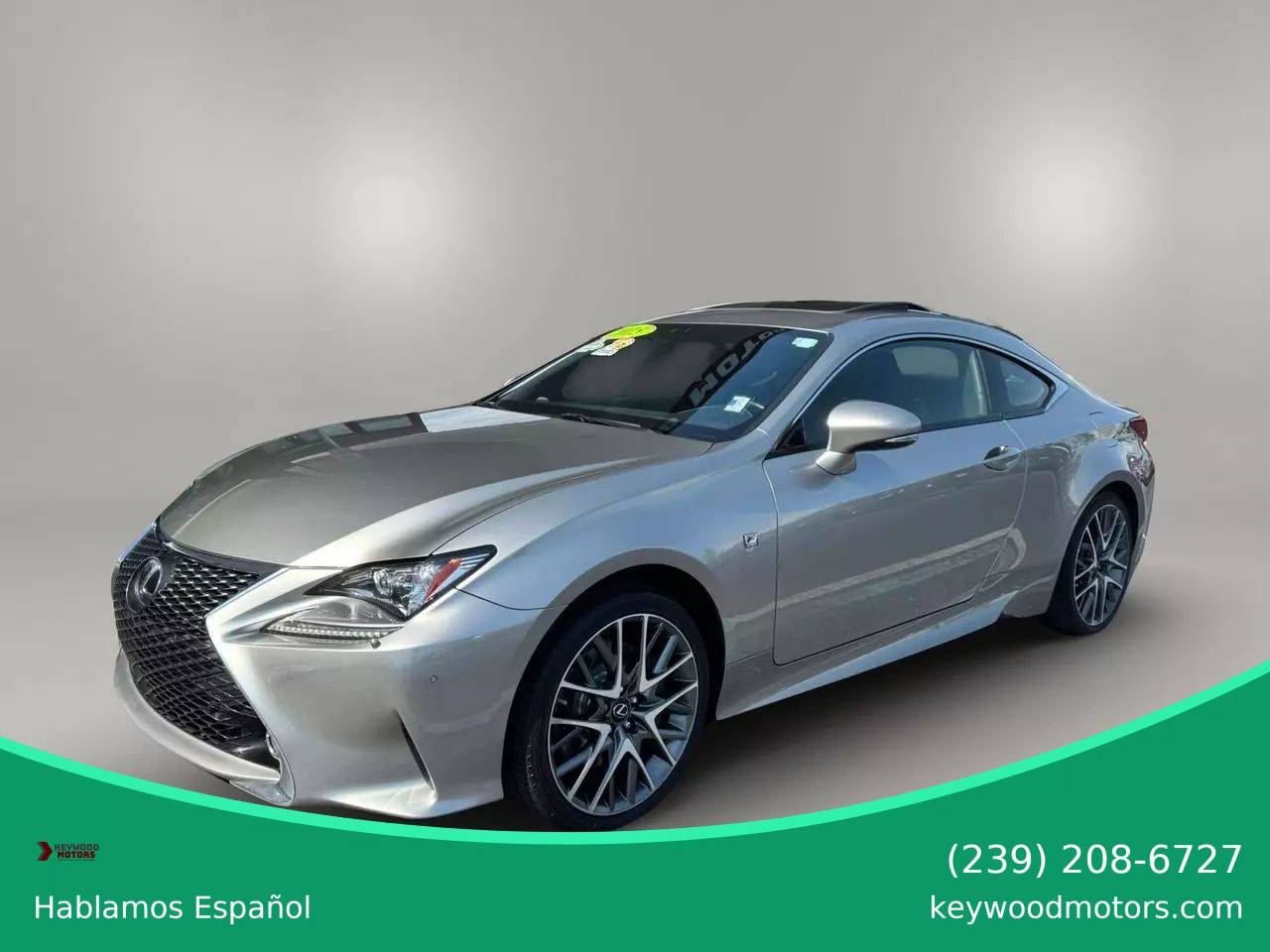 2015 Lexus RC RC 350 — Coupe — 100,795 mi — Fort Myers, FL