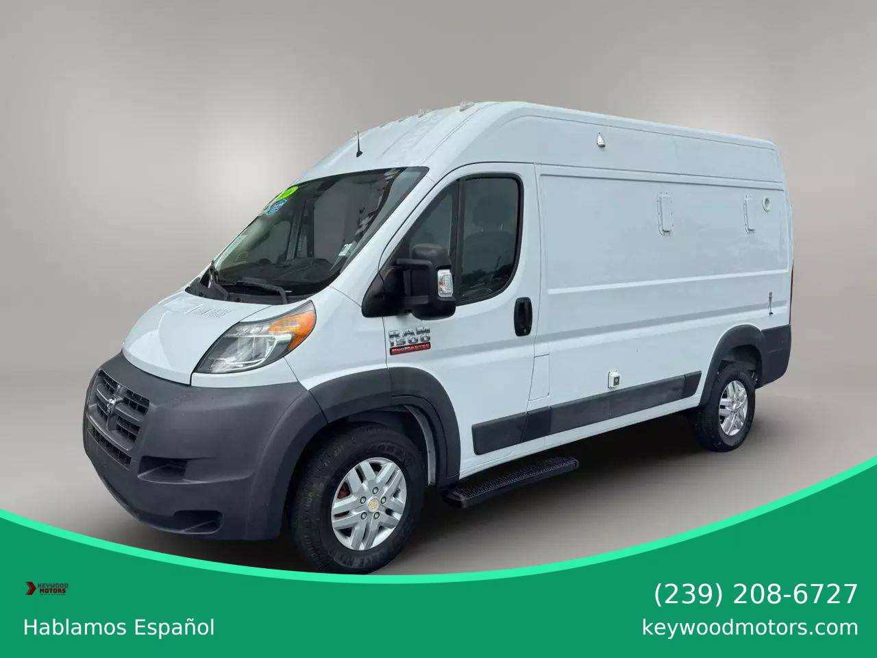 2016 Ram ProMaster Cargo Van 1500 — Cargo Van — 104,888 mi — Fort Myers, FL