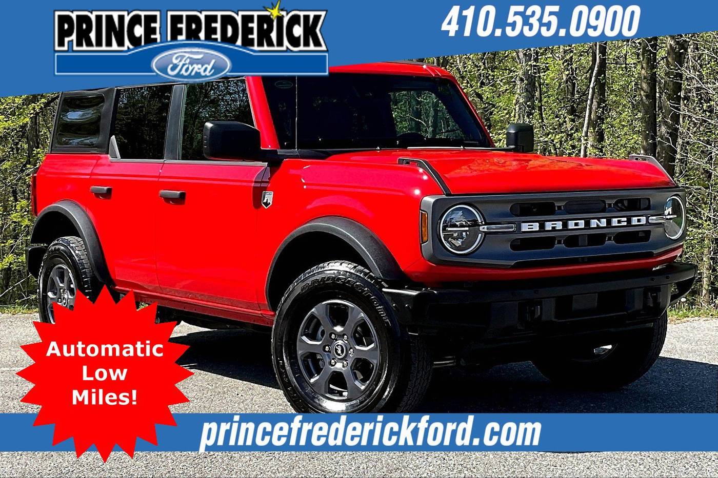 2024 Ford Bronco Big Bend — SUV — 13,972 mi — Prince Frederick, MD