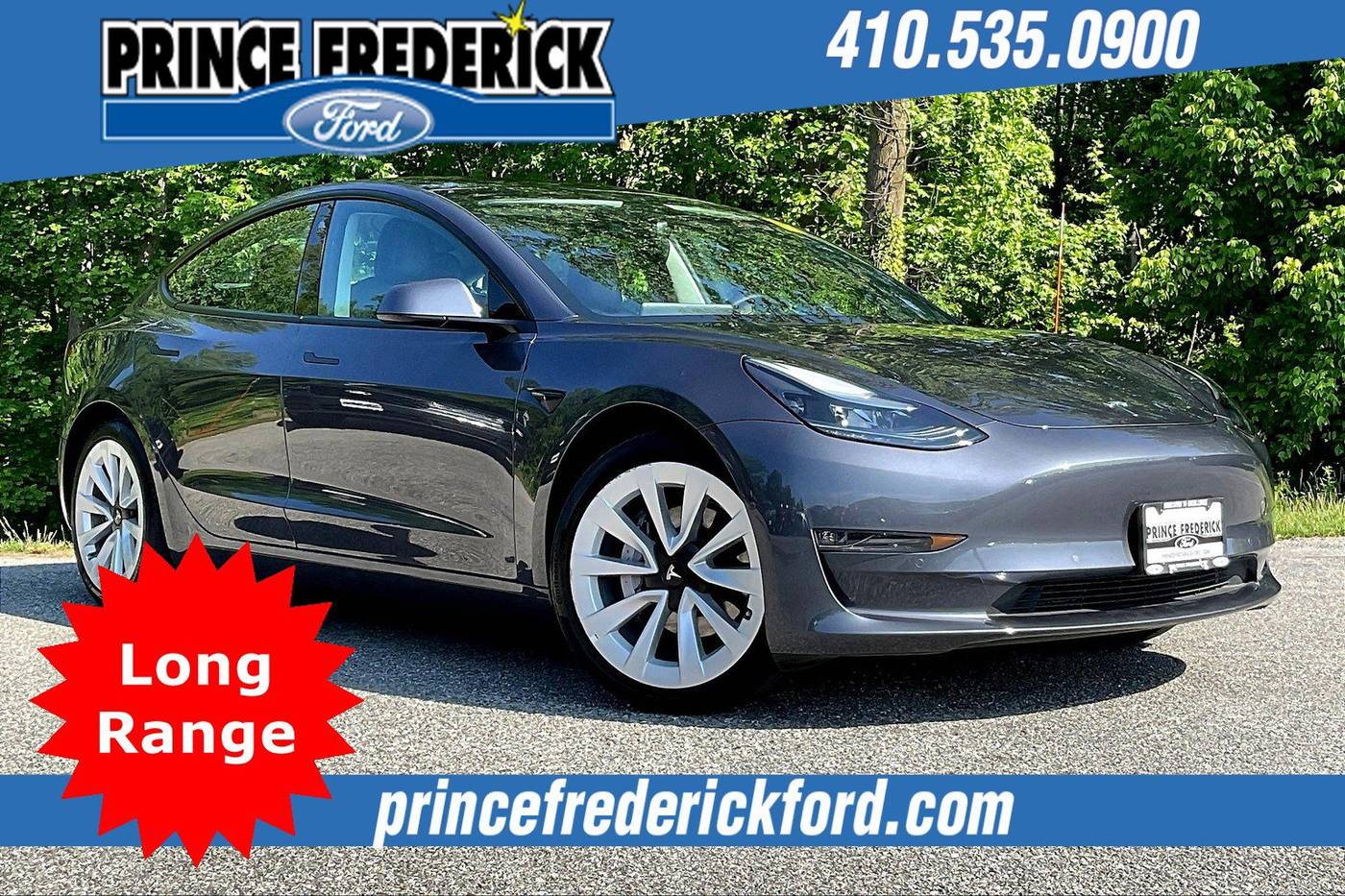 2022 Tesla Model 3 Long Range — Sedan — 27,648 mi — Prince Frederick, MD