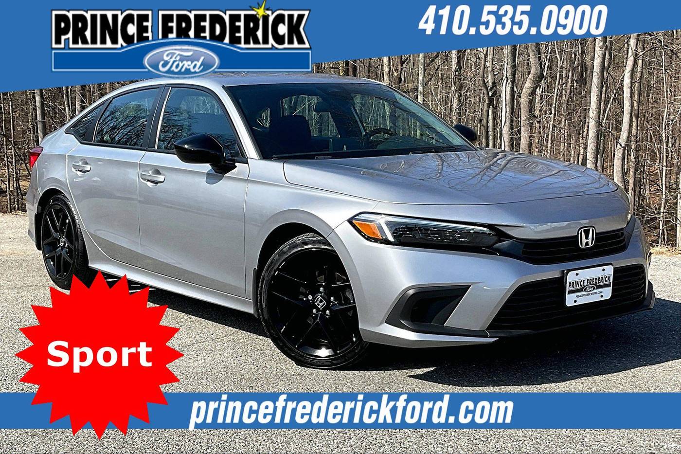 2023 Honda Civic Sport — Sedan — 30,263 mi — Prince Frederick, MD