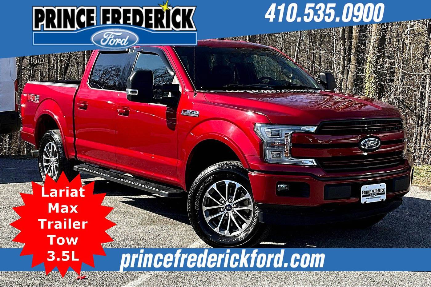 2018 Ford F-150 Lariat — Pickup Truck — 56,836 mi — Prince Frederick, MD