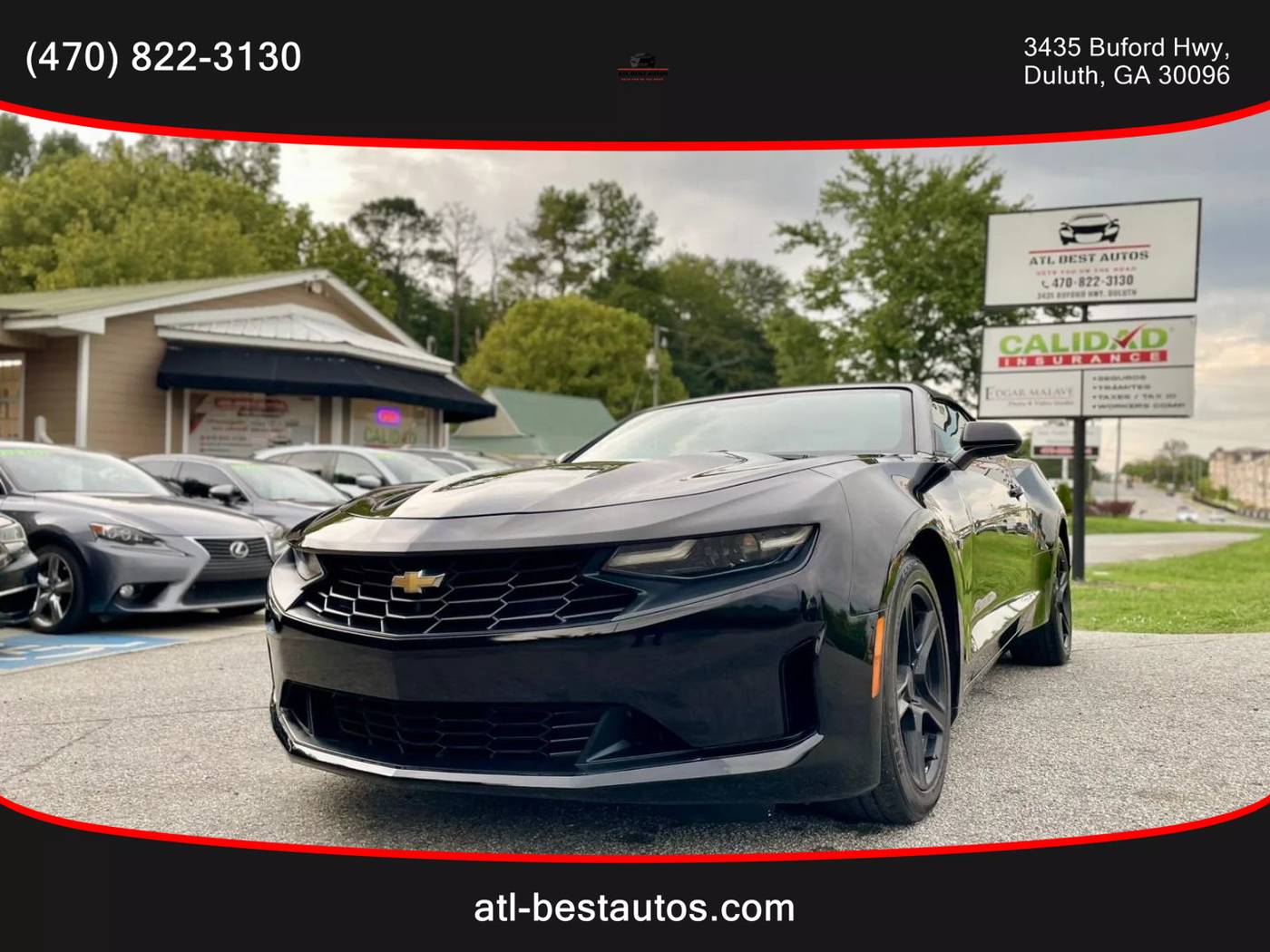 2019 Chevrolet Camaro 1LT — Convertible — 104,811 mi — Duluth, GA