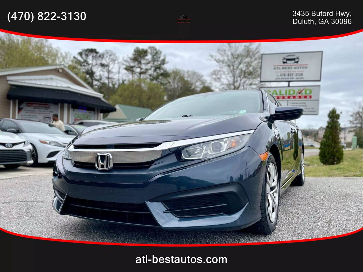 2018 Honda Civic LX — Sedan — 91,242 mi — Duluth, GA