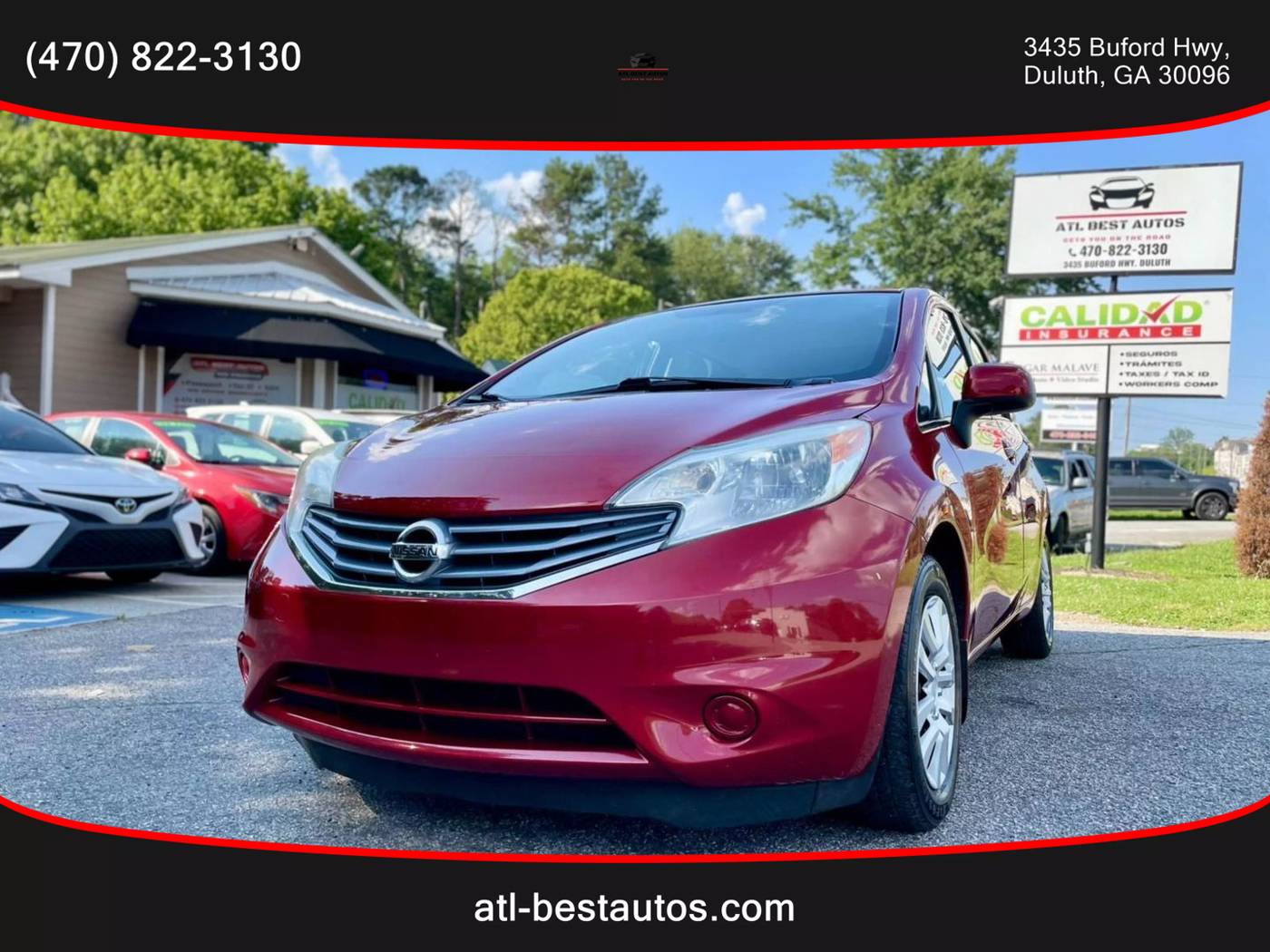 2014 Nissan Versa 1.6 SV — Hatchback — 103,709 mi — Duluth, GA