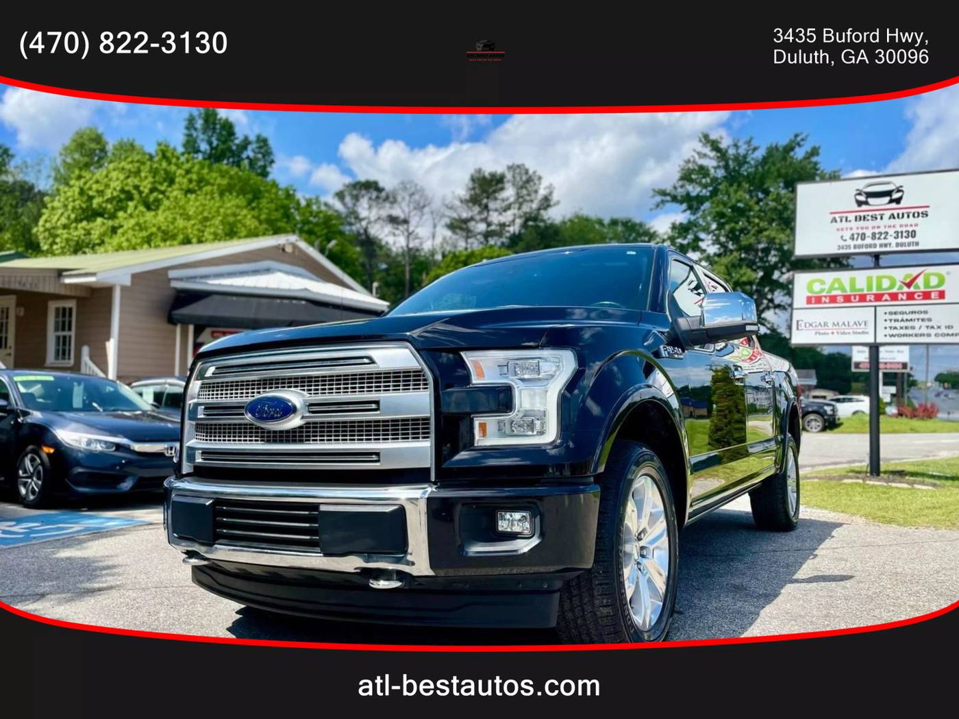 2017 Ford F-150 Platinum — Pickup Truck — 132,978 mi — Duluth, GA
