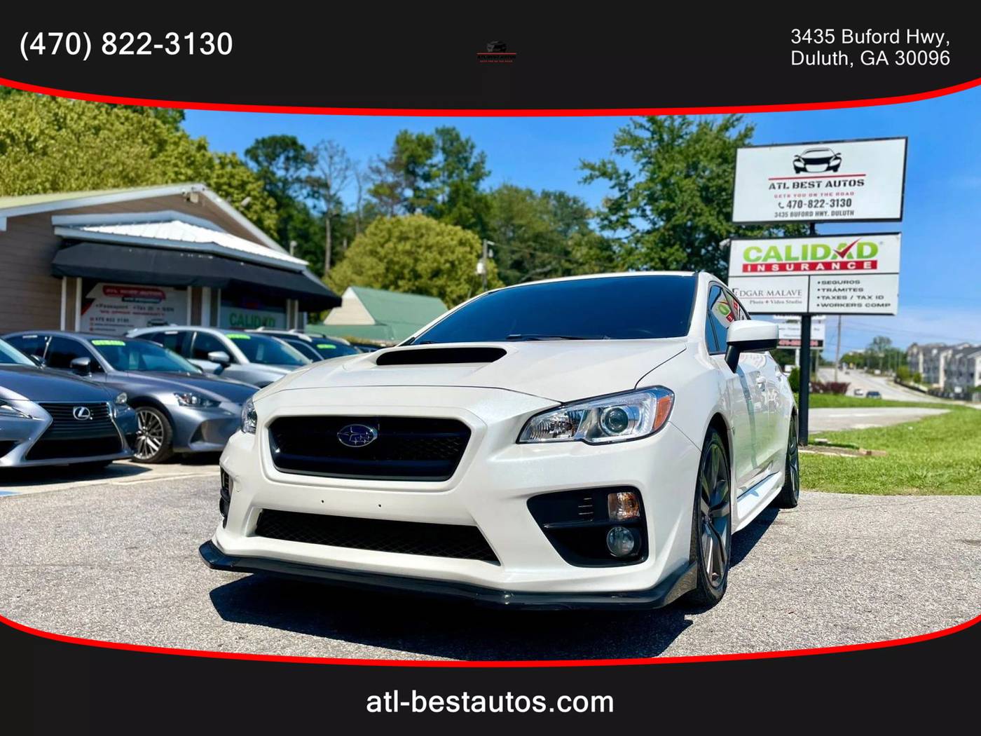 2017 Subaru WRX Premium — Sedan — 121,537 mi — Duluth, GA