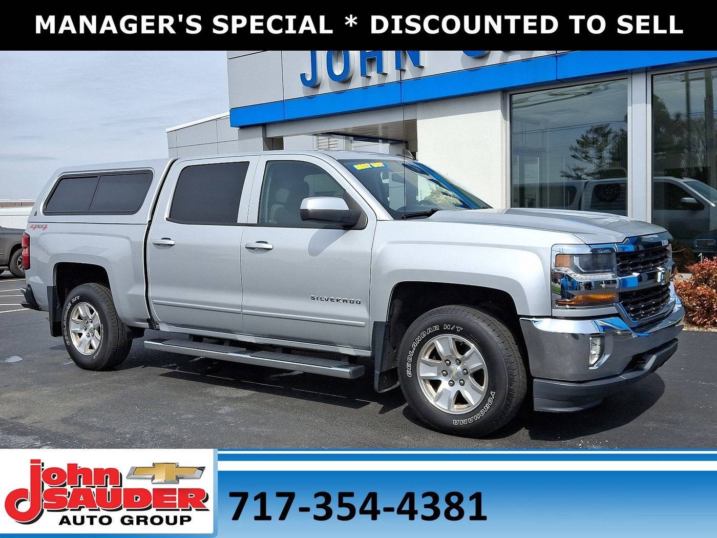 2016 Chevrolet Silverado 1500 LT — Pickup Truck — 128,338 mi — New Holland, PA