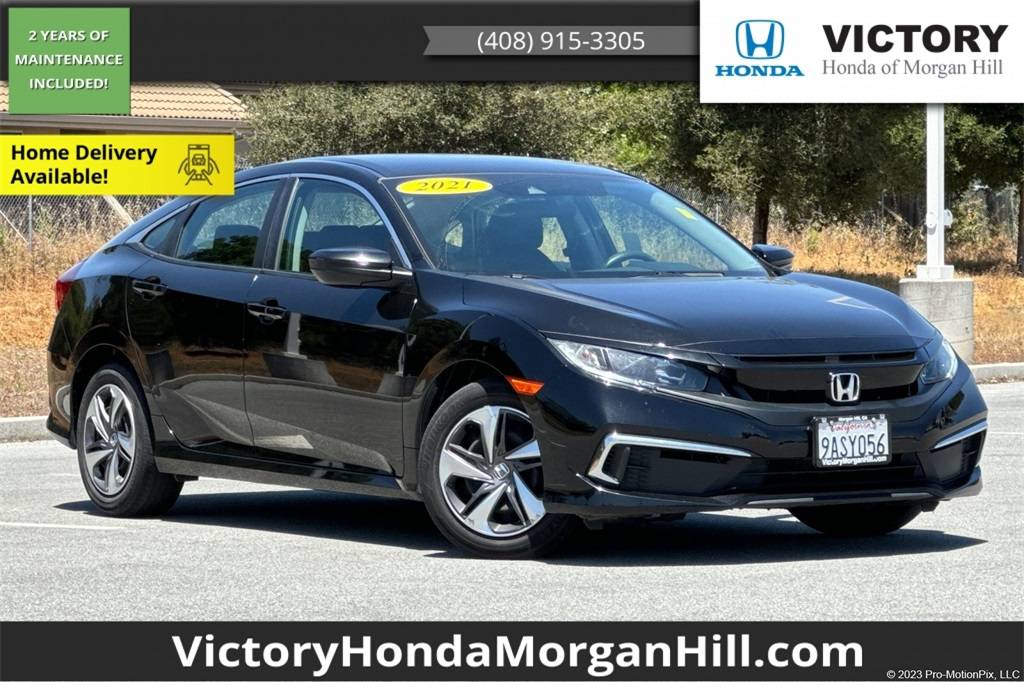 2021 Honda Civic LX — Sedan — 55,288 mi — Morgan Hill, CA