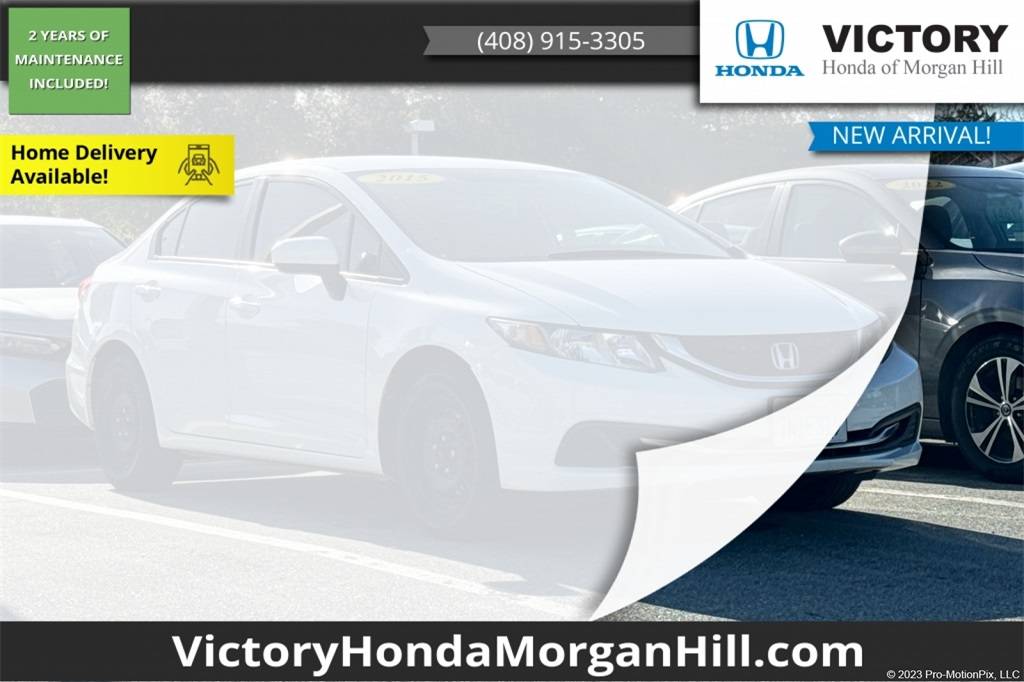 2015 Honda Civic LX — Sedan — 50,109 mi — Morgan Hill, CA
