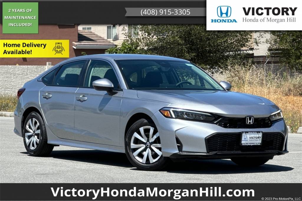 2025 Honda Civic LX — Sedan — 4,981 mi — Morgan Hill, CA