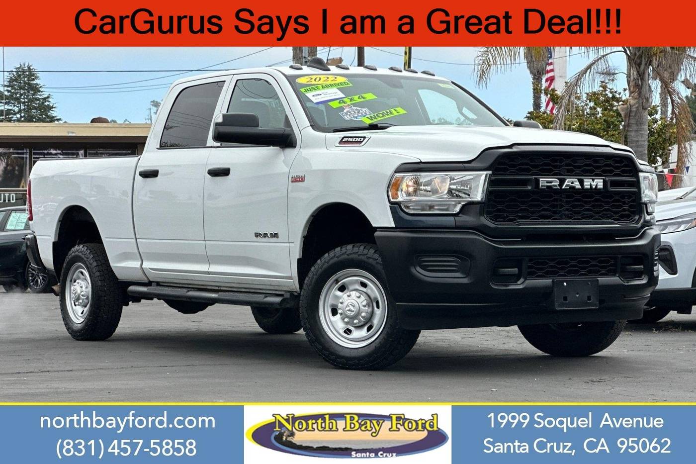 2022 Ram 2500 Tradesman — Pickup Truck — 78,292 mi — Santa Cruz, CA