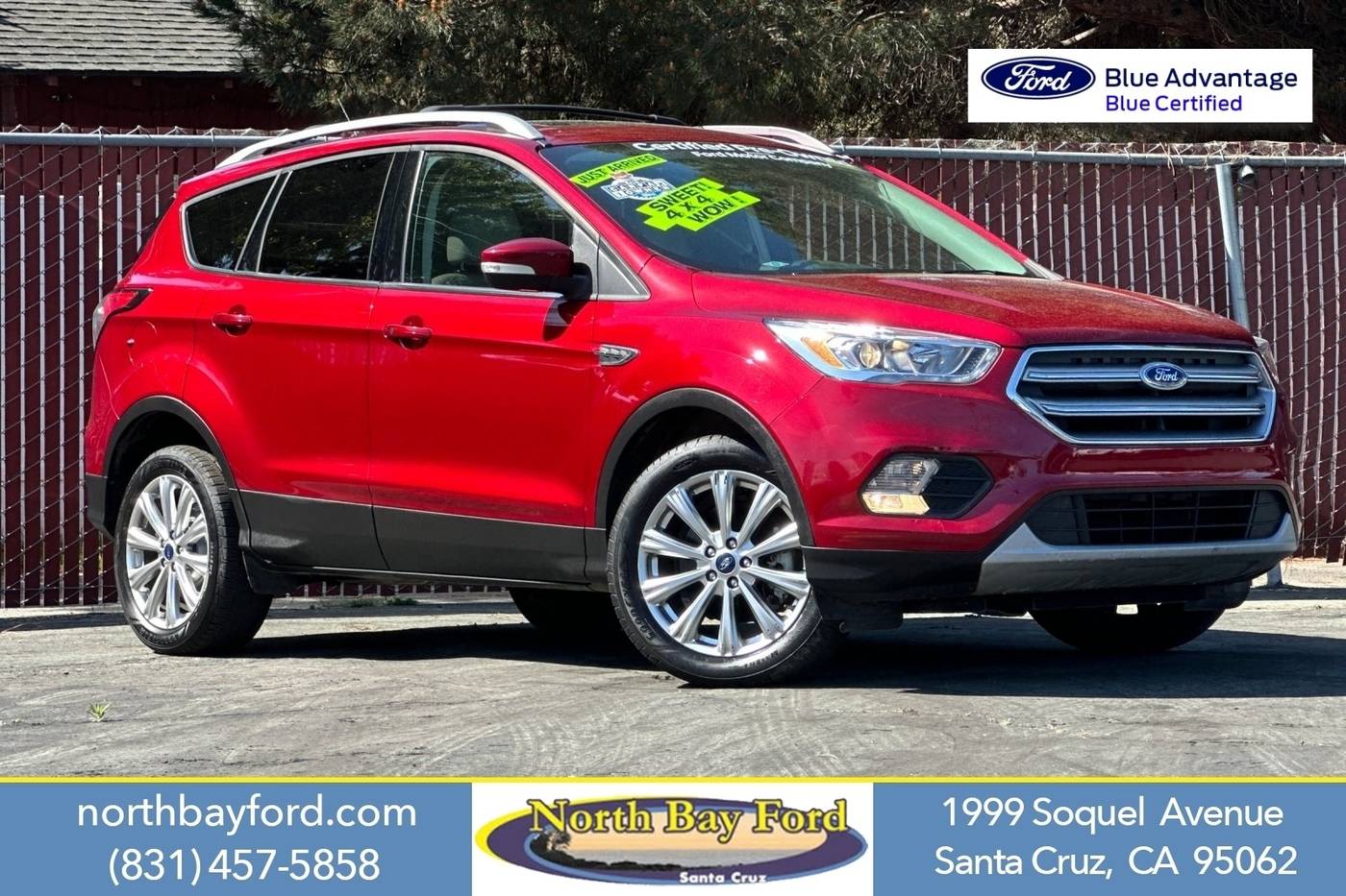 2017 Ford Escape Titanium — SUV — 58,590 mi — Santa Cruz, CA