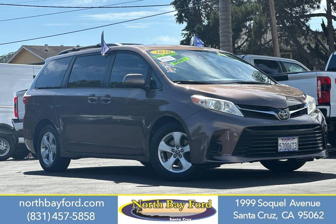 2020 Toyota Sienna LE — Minivan — 102,951 mi — Santa Cruz, CA