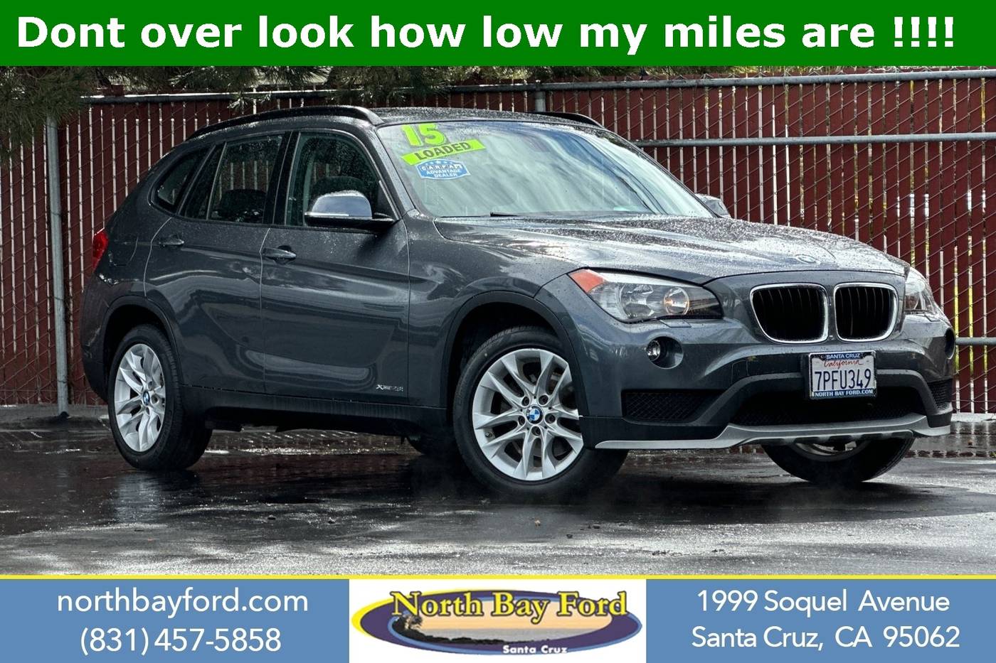 2015 BMW X1 28i — SUV — 59,077 mi — Santa Cruz, CA