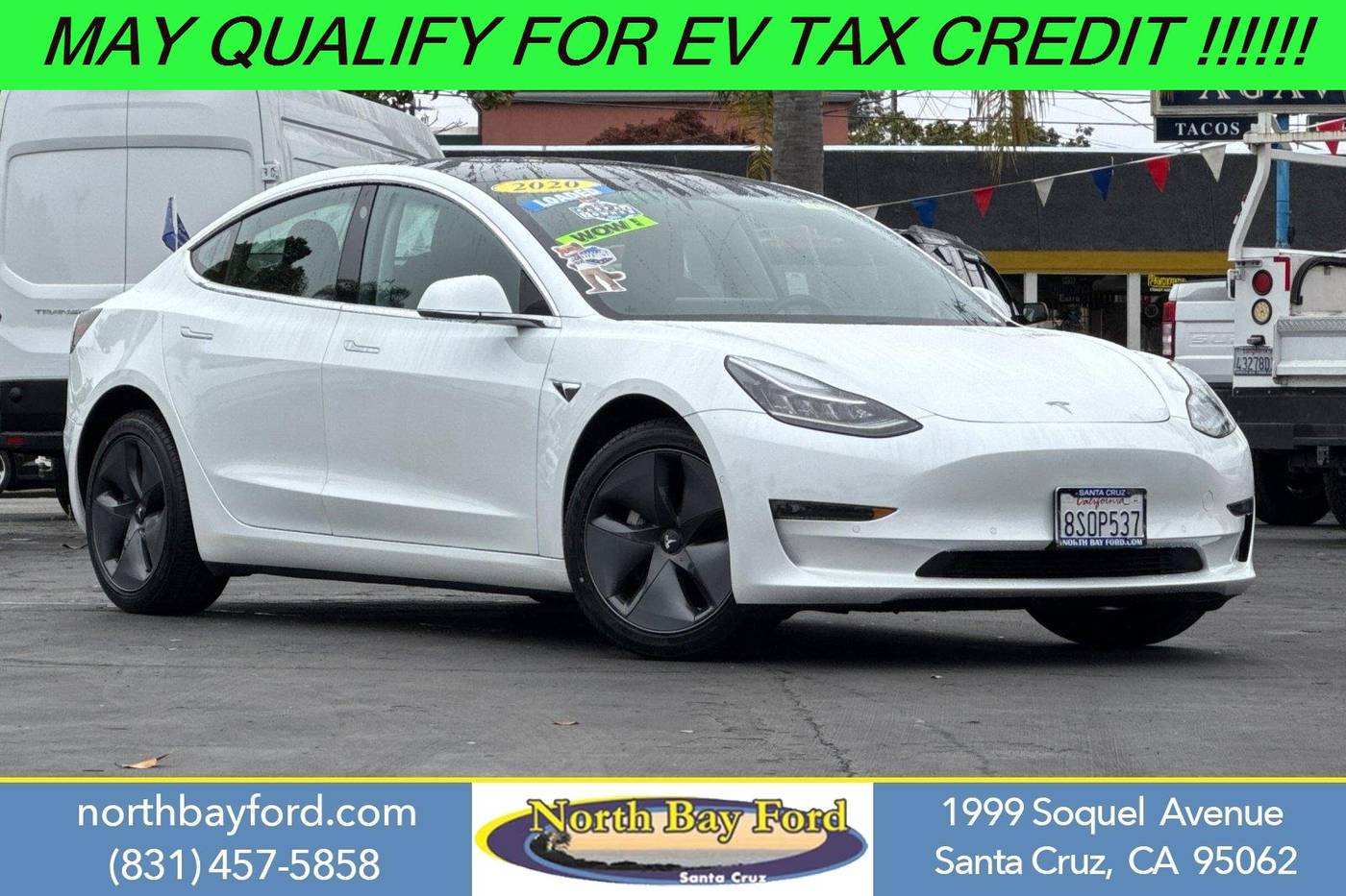 2020 Tesla Model 3 Standard Range Plus — Sedan — 73,296 mi — Santa Cruz, CA