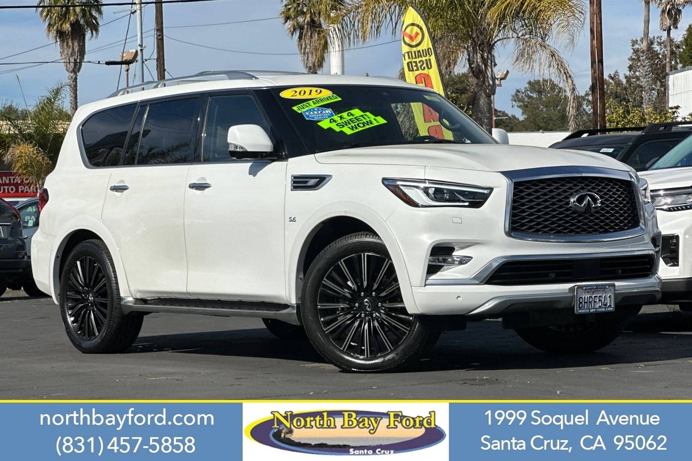 2019 INFINITI QX80 LIMITED — SUV — 52,598 mi — Santa Cruz, CA