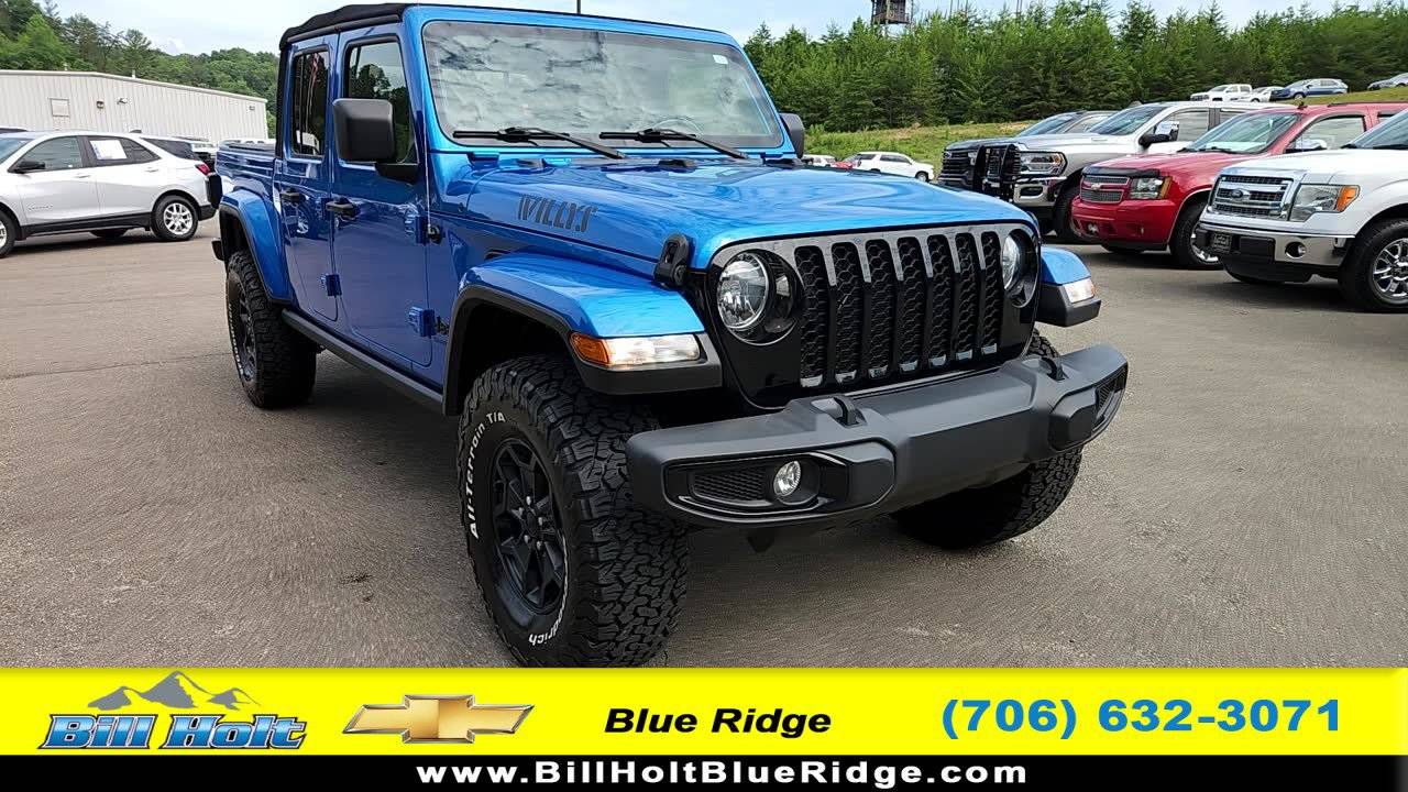 2021 Jeep Gladiator Willys — Pickup Truck — 55,227 mi — Blue Ridge, GA